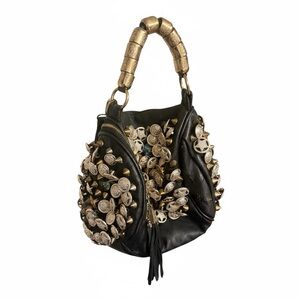 Chic Black and Gold Women's Mini Bag